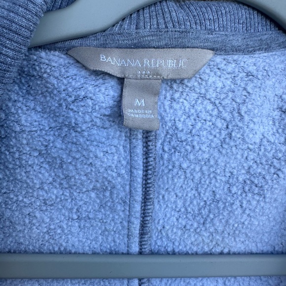 Women's Grey Open Front Sweater Banana Republic Size Medium - Picture 4 of 8